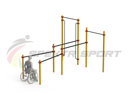 Купить Спортивный комплекс для инвалидов-колясочников WRK-D19_76mm в Нижнекамске 