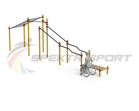Купить Спортивный комплекс для инвалидов-колясочников WRK-D22_76mm в Нижнекамске 