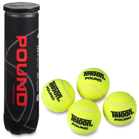 Купить Мяч для большого тенниса Teloon 828Т Р4  (4 шт) в Нижнекамске 