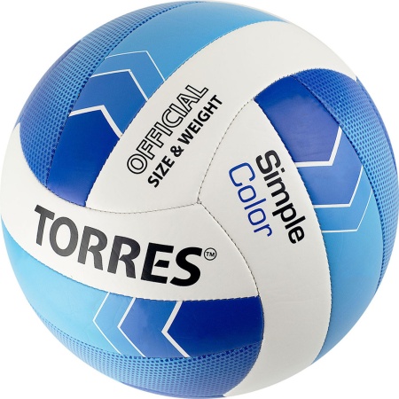Купить Мяч волейбольный Torres Simple Color любительский р.5 в Нижнекамске 